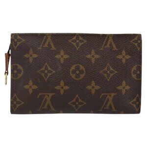 LOUIS VUITTON Monogram Bucket PM Accessory Pouch LV Auth